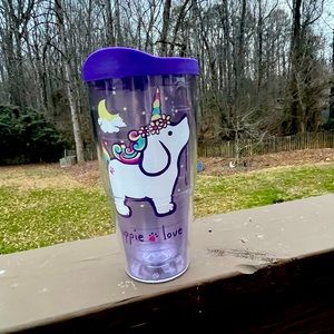 Large Unicorn Puppy Love Tervis 24 oz Tumbler!